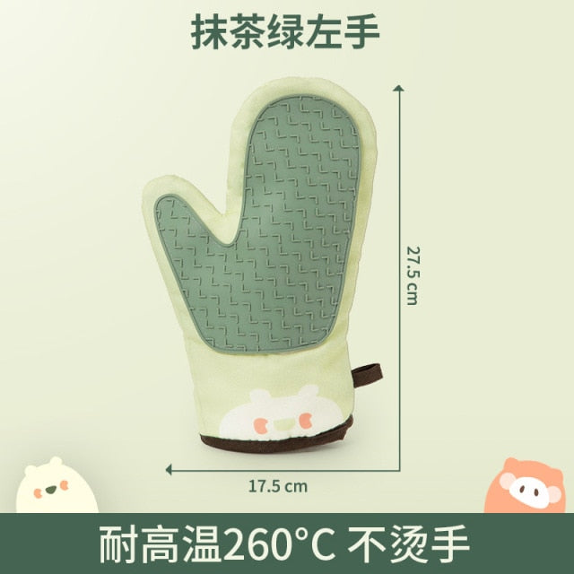 Kawaii Oven Silicone Gloves