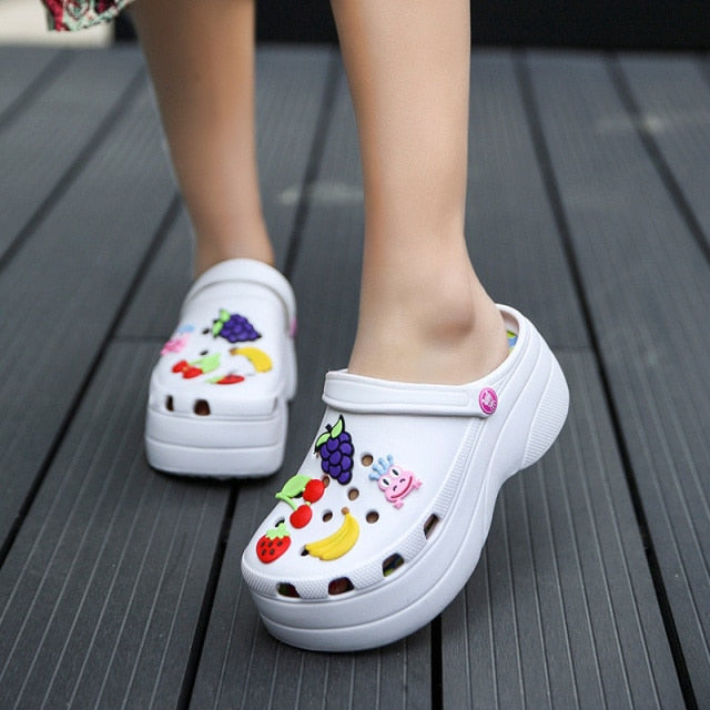 Cute Fruit Platform Sandals