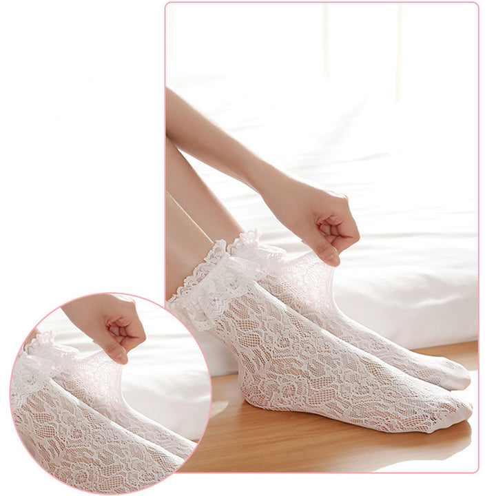 Japanese Lolita Ruffle Socks