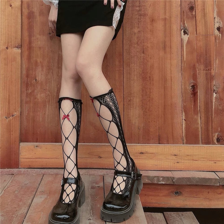 Lolita Hollow out Fishnet Stockings