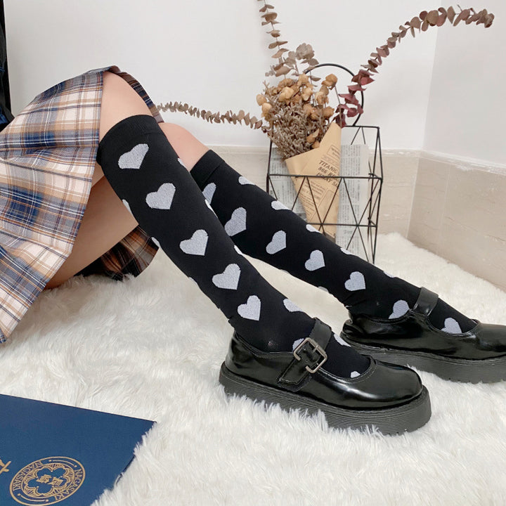 JK Mid-tube College Socks