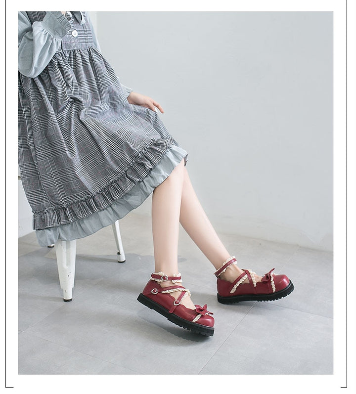 Lolita Japanese Lace Sweet Shoes