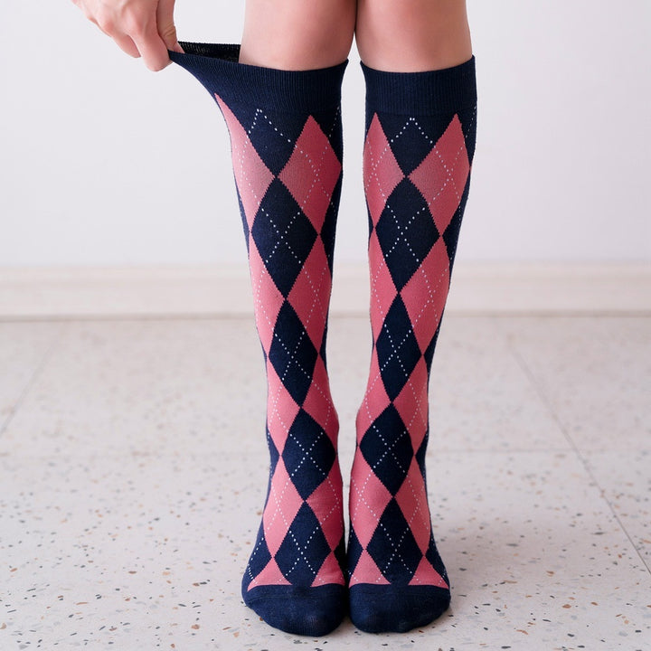 Lattice Harajuku Cotton Long Socks