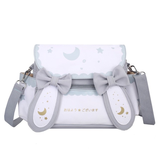 Lolita Moon Star Printed Bow Tie Shoulder Bag