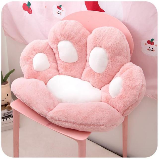 Kawaii Cat Paw Cushion Plush Pillow