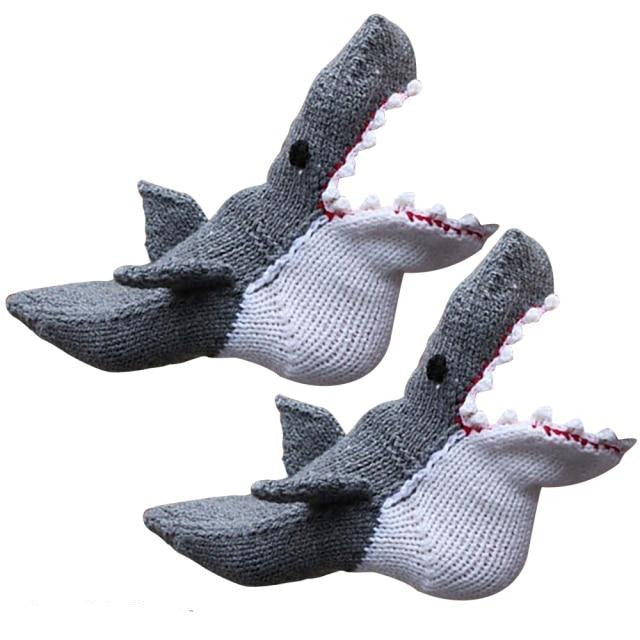 Christmas Socks Shark Chameleon Crocodile knit Socks