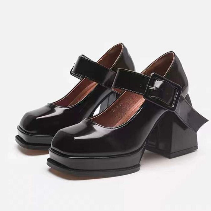 Platform Mary Jane Heels Egirl Y2K Shoes