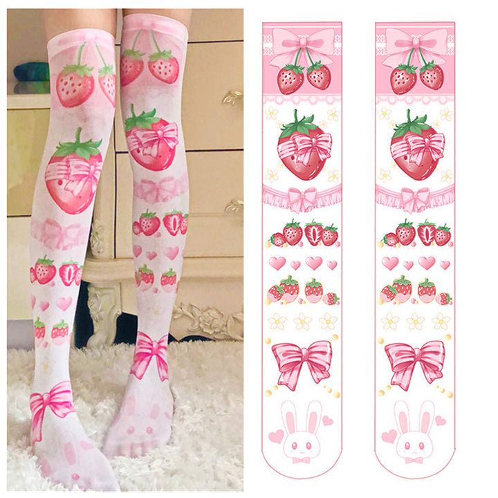 Harajuku Kawaii Strawberry Socks