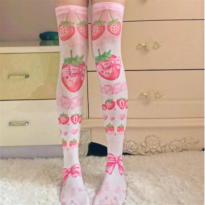 Harajuku Kawaii Strawberry Socks