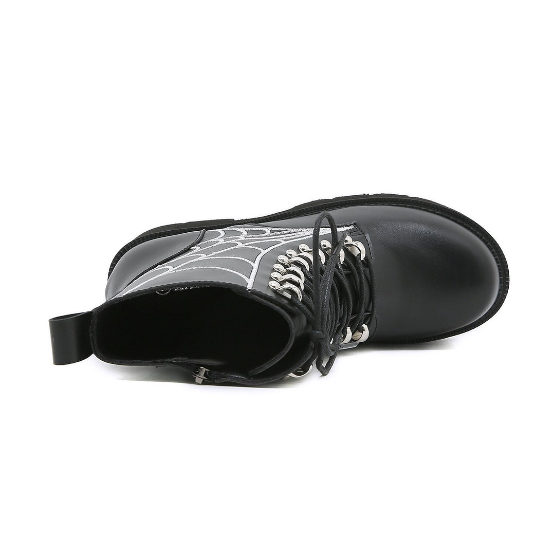 Women Chunky Platform Zipper Ankle Boot
