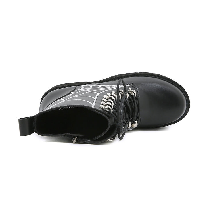 Women Chunky Platform Zipper Ankle Boot