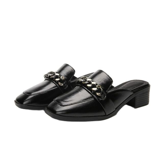 Soft Leather Shoes Shain Loafers