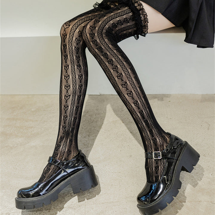 Lace College Style Ultra-thin Stockings