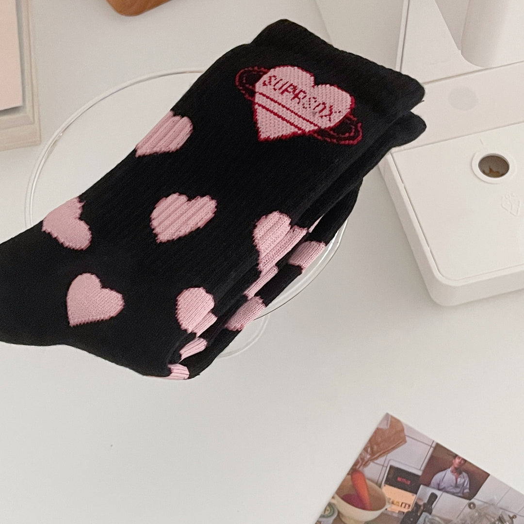 Ins Tide Love Cute Cotton Socks