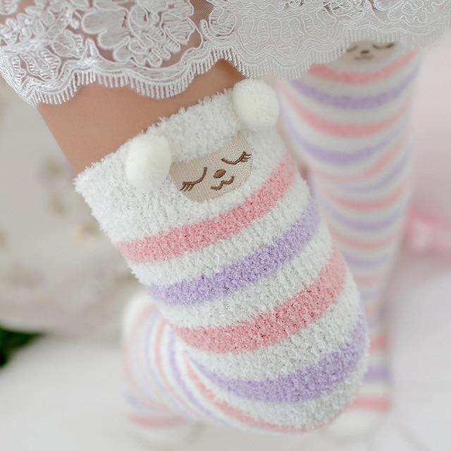 Knee High Cozy Socks