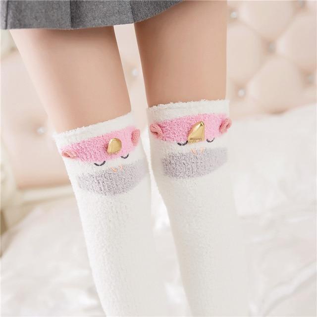 Knee High Cozy Socks