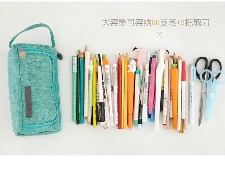 Large Pencil Case Big Capacity Pencil Bag