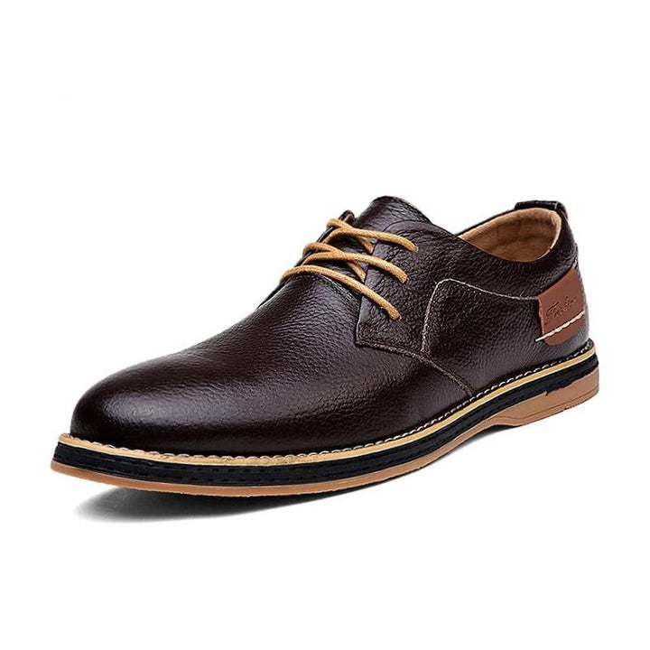 Mens Oxford Genuine Leather Business Shoes