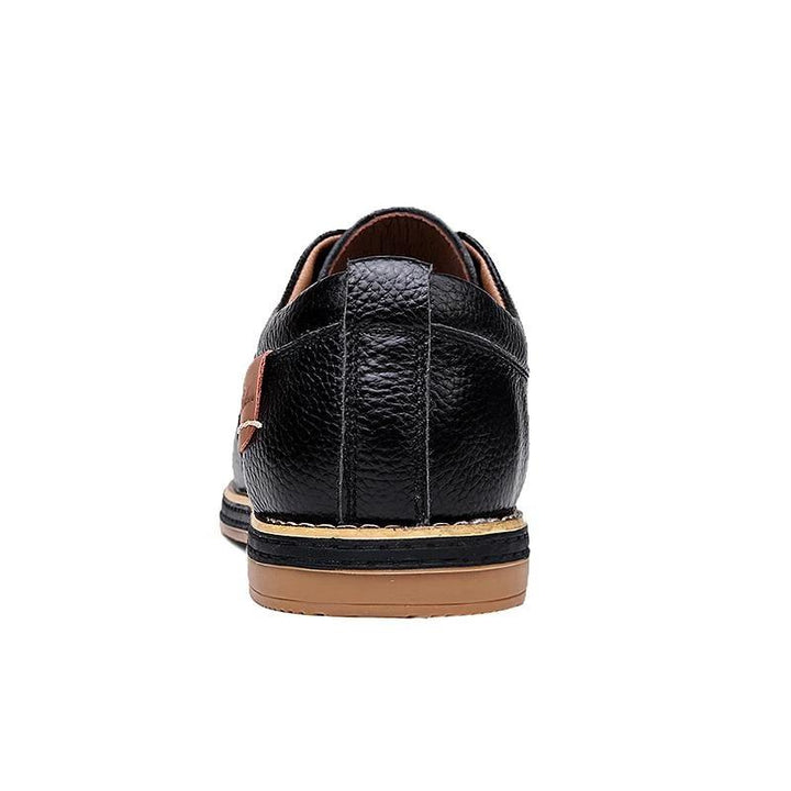 Mens Oxford Genuine Leather Business Shoes