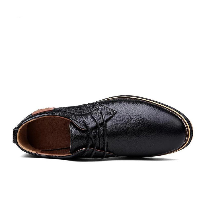 Mens Oxford Genuine Leather Business Shoes